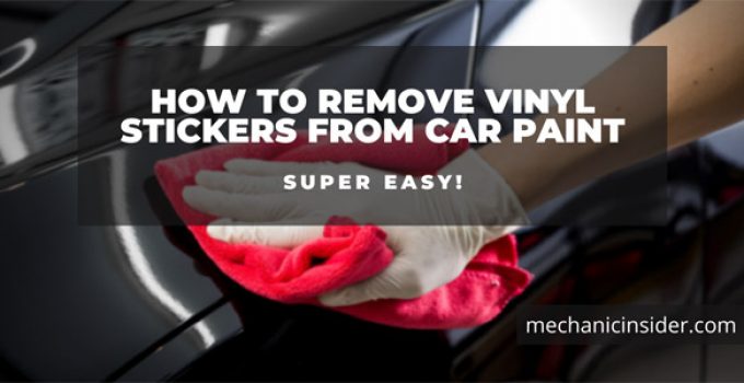 How to Remove Vinyl Stickers from Car Paint